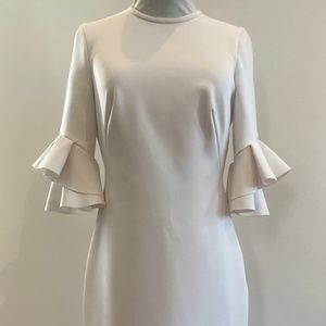 Black Halo Eve White dress
